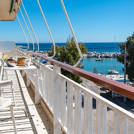 Lavish & Spacious Apt With Stunning Seaview, 10 Min Ath Airport Artemida (Attica) Exterior foto