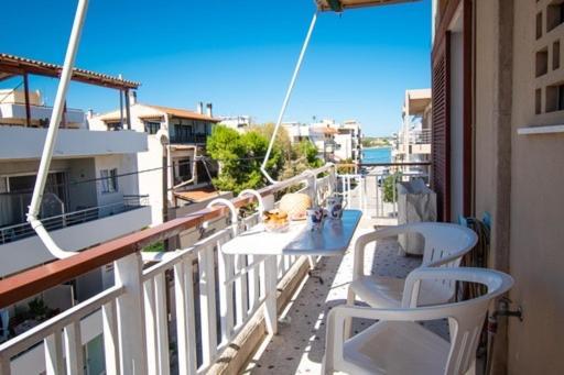 Lavish & Spacious Apt With Stunning Seaview, 10 Min Ath Airport Artemida (Attica) Exterior foto